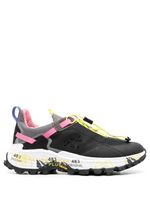 Premiata baskets Cross à design colour block - Noir