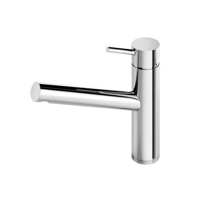 Keukenkraan Hotbath Fellow Mengkraan Rond Glans Chroom 1 Greeps Schuine Uitloop