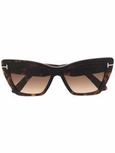 TOM FORD Eyewear lunettes de soleil Whyatt à monture papillon - Marron