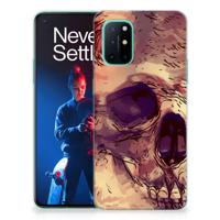Silicone Back Case OnePlus 8T Skullhead