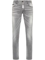 Philipp Plein jean skinny à patch logo - Gris - thumbnail