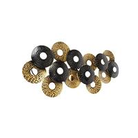 QAZQA - Oosters Art deco oosterse wandlamp antiek goud 3-lichts - Balla | Woonkamer | Slaapkamer - Staal Rond - E27 Geschikt voor LED - Max. 3 x 25 Watt