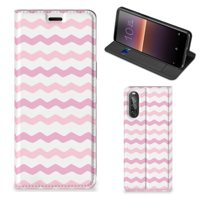 Sony Xperia 10 II Hoesje met Magneet Waves Roze