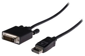 Valueline VLCB37200B30 video kabel adapter 3 m DisplayPort DVI-D Zwart