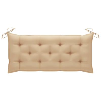 vidaXL Tuinbankkussen 120x50x7 cm stof beige