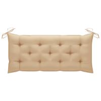 vidaXL Tuinbankkussen 120x50x7 cm stof beige