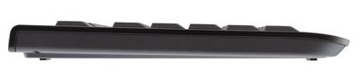 CHERRY KC 1000 Toetsenbord USB AZERTY, Belgisch Zwart Geluidsarme toetsen
