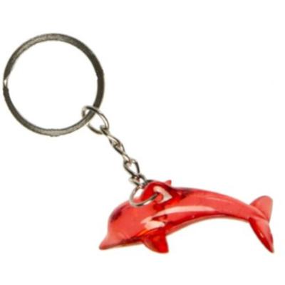 Lg-imports Sleutelhanger Dolfijn Junior 4,2 Cm Rood