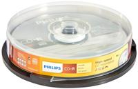 Philips CR7D5NB10/00 CD-R Blanks 80 min 52x 700MB 10 spindels