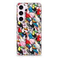 Samsung Galaxy S23 TPU Hoesje Birds - thumbnail