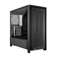 CORSAIR FRAME 4000D Modulaire Mid–Tower ATX PC–behuizing – Hoge Luchtstroom, InfiniRail™ Ventilatorbevestigingssysteem, ASUS BTF, MSI Project Zero, Gigabyte Project Stealth – Zwart