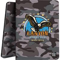 Grafoplás Polyplás Schoolmap met transparante hoezen, A4, flexibele omslag, 30 inzetstukken van polypropyleen, collectie Bits&Bobs Pop Up Design Stamps