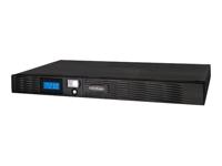 Professional Rack Mount LCD Series PR1000ELCDRT1U - UPS (rack-uitvoering) - 230 Volt wisselstroom V - 800 Watt - 1000 VA 9 ampère-uur - RS-232, USB - uitgangen: 6