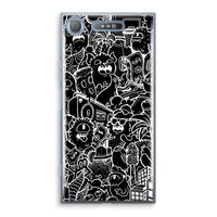 Vexx Black City : Sony Xperia XZ1 Transparant Hoesje