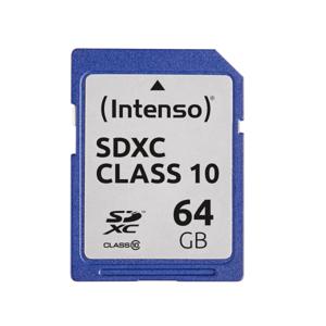 Intenso 3411490 flashgeheugen 64 GB SDXC Klasse 10