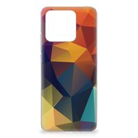 Xiaomi Redmi 10C TPU Hoesje Polygon Color - thumbnail