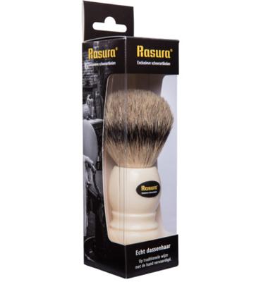 Rasura Rasura Scheerkwast Silverspits Ivoor (1st) Rasura Rasura Scheerkwast Silverspits Ivoor (1st)