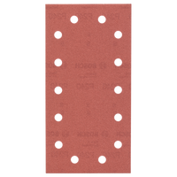 Bosch Accessoires Schuurbladenset | 115X230 | G240 | Rw | 14Gaten | Velc | 10-delig - 2609256B24 - thumbnail