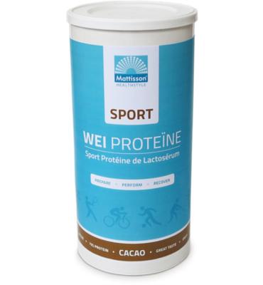 Mattisson Sport Wei Whey Proteine Concentraat Cacao (450g)