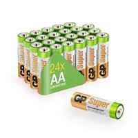 GP 03015AB24 LR03 Micro AAA Super Alkaline accu Doos 24x AA groen, oranje, wit