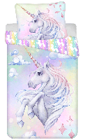 Unicorn Dekbedovertrek - Eenpersoons - 140 x 200 cm - Katoen - pre order