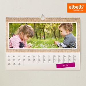 Jaarkalender 2014 met Eigen Foto's - Liggend A3 van 42x29,7 cm