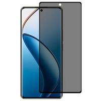 Realme 12 Pro/12 Pro+ Privacy Full Cover Glazen Screenprotector - Zwarte Rand - thumbnail