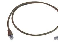 Telegärtner L00000A0198 RJ45 Netwerkkabel, patchkabel CAT 6A S/FTP 1.00 m Blauw Vlambestendig, Halogeenvrij 1 stuk(s)