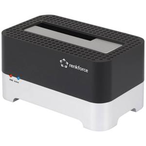 Renkforce RF-DOCKING-01 USB 3.2 Gen 1 (USB 3.0) SATA 1 poort Harde schijf-dockingstation 2.5 inch, 3.5 inch