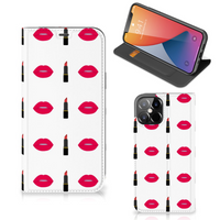 iPhone 12 Pro Max Hoesje met Magneet Lipstick Kiss - thumbnail