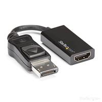 StarTech.com DisplayPort naar HDMI-adapter - videoconverter 4K 60Hz Active DP 1.4 naar HDMI 2.0 - DP naar HDMI dongle voor monitor/tv/display - afsluitbare DP-stekker (DP2HD4K60S)