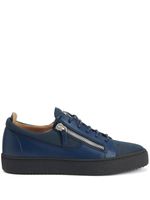 Giuseppe Zanotti baskets Frankie en cuir - Bleu - thumbnail