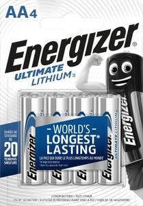 Energizer AA lithium 4x