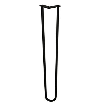 Stalen hairpin zwart hairpin ø 1,6 cm en hoogte 85 cm