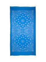 MC2 Saint Barth Kids serviette de bain en coton à imprimé bandana - Bleu