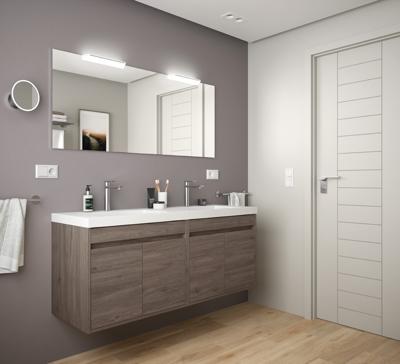 Muebles Fusion badmeubel donker eiken 140cm Muebles Fusion badmeubel donker eiken 140cm