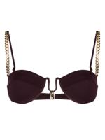 Stella McCartney Bikinitop met schakelketting - Paars