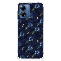 Doorzichtige Silicone Hoesje voor Motorola Moto G14 Voetbal