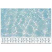 Sigel HO306 Bureau onderlegger Cool Pool 3-jaarskalender Wit, Bont (b x h) 59.5 cm x 41 cm - thumbnail