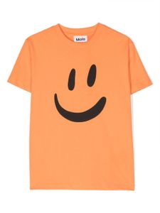 Molo t-shirt Roxo à imprimé smiley - Orange