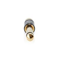 Nedis CABW23935BKG Mono-Audioadapter 6.35 mm Male RCA Female Verguld/Metaal - thumbnail