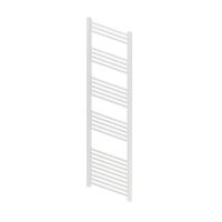 Designradiator Boss & Wessing Vertico Multirail 160x50 cm Wit Zij-Onderaansluiting Boss & Wessing