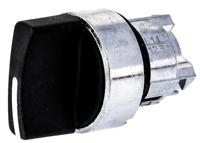 Schneider ZB4BD4 Frontelement keuzeschakelaar, 2 standen, zwart, diameter 22 cm