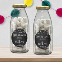 Melkflesje Krijtbord festival