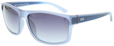 H.I.S zonnebril ​​​​gepolariseerd rechthoekig cat. 3. lichtblauw