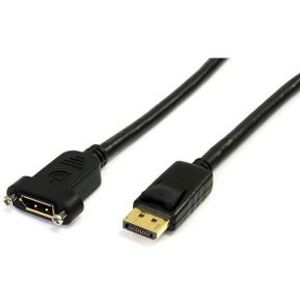 StarTech.com 20-pins DisplayPort verlengkabel voor paneelmontage m/v 91 cm