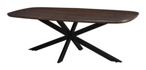 Livingfurn Deens Ovale Eettafel Jesper Mangohout - Bruin - Ovaal