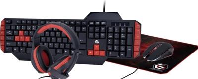 Gembird GGS-UMG4-02 toetsenbord USB QWERTY Amerikaans Engels Zwart