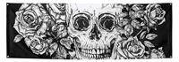 Boland 97071 - Banner Day of The Dead, afmetingen 74 x 220 cm, meerkleurig, decoratie, slinger, Halloween, griezelfeest, themafeest