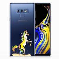 Samsung Galaxy Note 9 Telefoonhoesje met Naam Horse Color - thumbnail